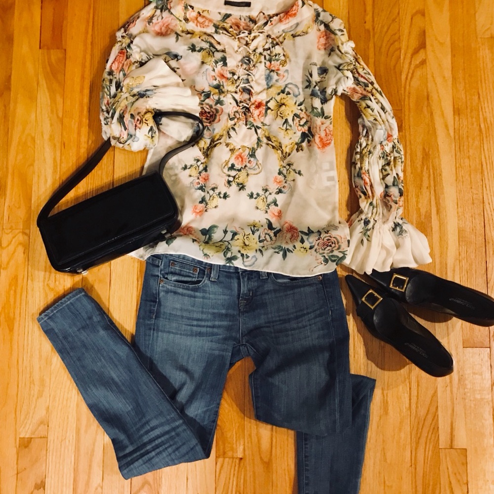 Roberto Cavalli floral blouse